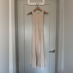 Zara Linen Maxi Dress